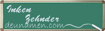 Inken Zehnder Visitenkarte